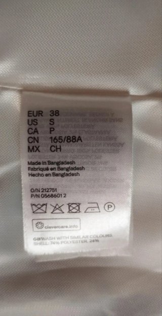 Americana de Mujer H&M - Talla 38 (M) -Azul Marino