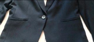 Americana de Mujer H&M - Talla 38 (M) -Azul Marino