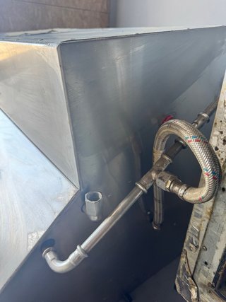 Campana extractora industrial 2m + motor