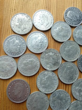 Lote 20 Monedas 1 Peseta España Juan Carlos I