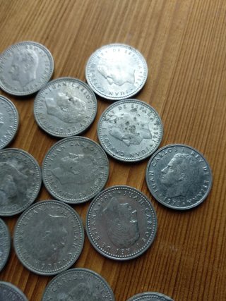 Lote 20 Monedas 1 Peseta España Juan Carlos I