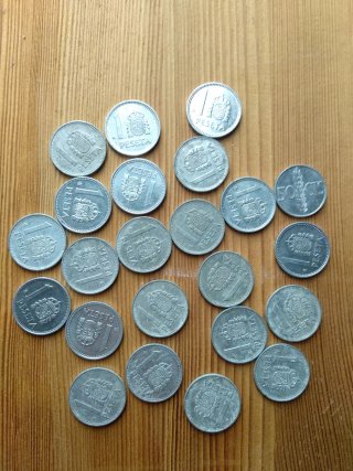 Lote 20 Monedas 1 Peseta España Juan Carlos I