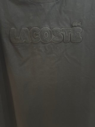 Camiseta Lacoste Negra Talla M