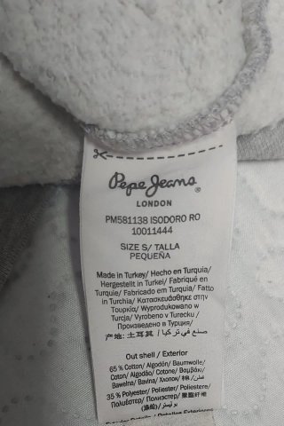 Felpa Pepe Jeans Grigia Taglia S