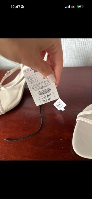 Sandalias Zara Talla 38 Beige Nuevas