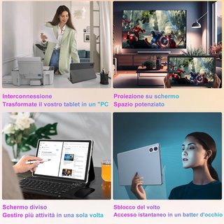Tablet Android: potente memoria HD espandibile
