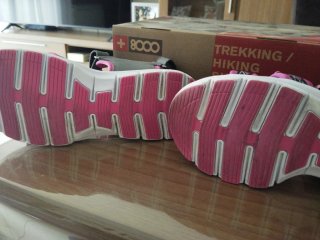 Sandalias Trekking 8000 Gris/Rosa