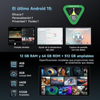 Tablet Android 15 portatile con connettività ALLDOCUBE