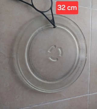 Plato cristal microondas