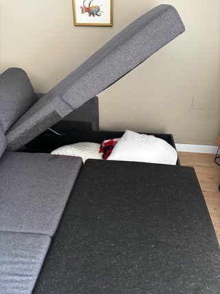 Sofá Cama Gris 3 Plazas