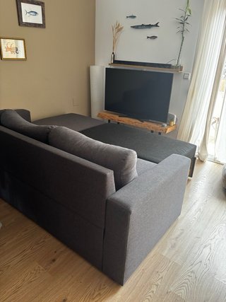 Sofá Cama Gris 3 Plazas