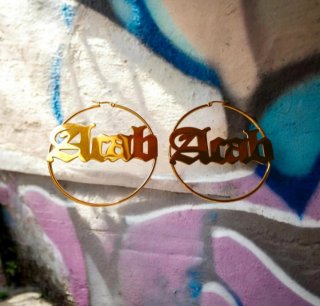 Pendientes Aro ACAB Dorados