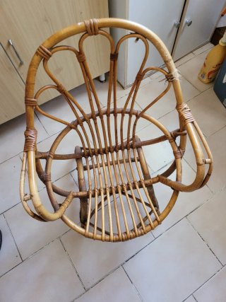 Silla de mimbre estilo Silvia para niño de 8 o10añ
