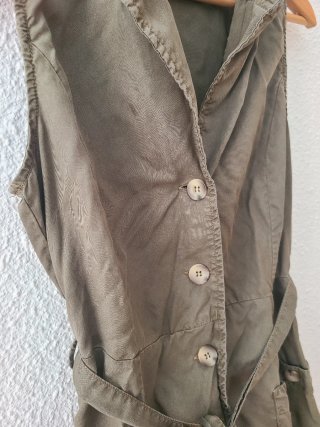 Vestido Mango verde oliva