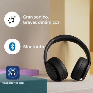 Auriculares Philips TAH6509BK Bluetooth ANC Negros