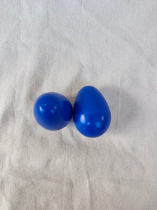 Pareja de huevos Shaker - Azules (nuevos)