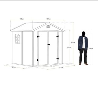Caseta jardín resina 3.57 m2 New Donna