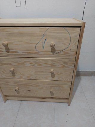 Cajonera de madera Ikea