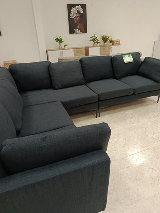 Sofá Rinconera Gris Grande