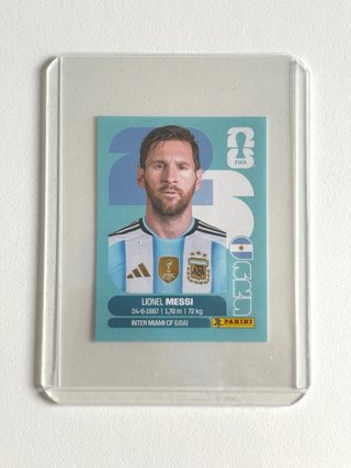 Cromo Lionel Messi Panini Mundial 2026
