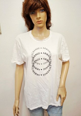 Camiseta Armani Exchange Blanca Talla Única