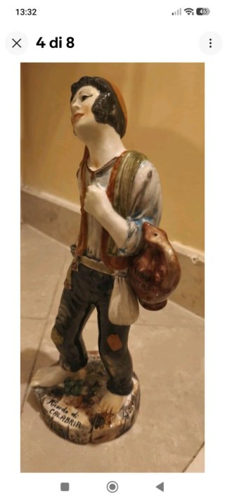 Statua vintage ceramica