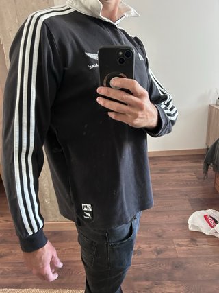Polo All Blacks Adidas Negro