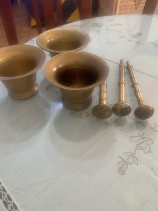 Almirez de bronce