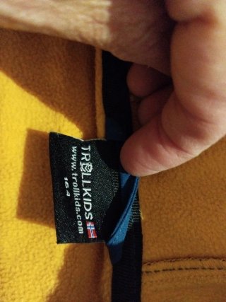 Chaqueta cortavientos Trollkids niño azul