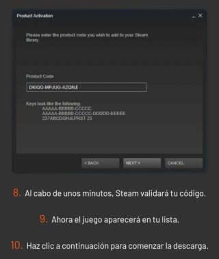 Claves de activación de vídeojuegos