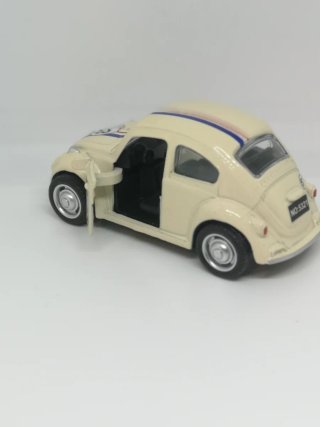 Coche Volkswagen Beetle clásico 1:38 metálico