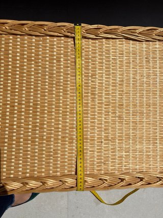 Mesa ratán natural exterior