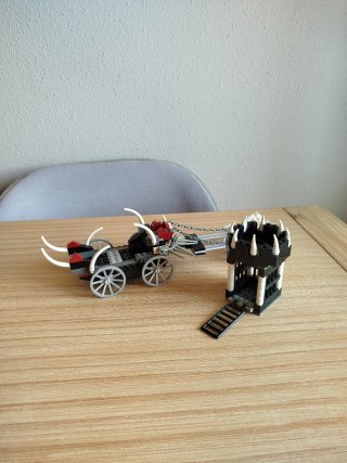 Lego Castle 7092 Carro Esqueleto