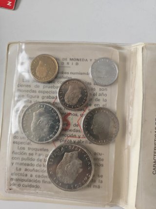 Colección monedas España 76 estuche Fábrica Moneda