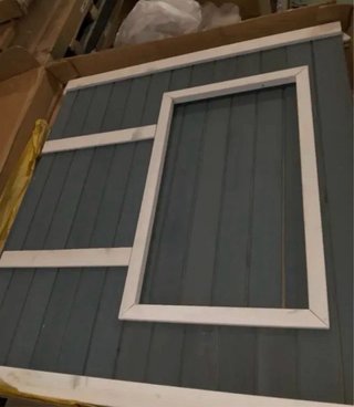 Casita infantil de madera 116x138x132 cm (1,2 m²)