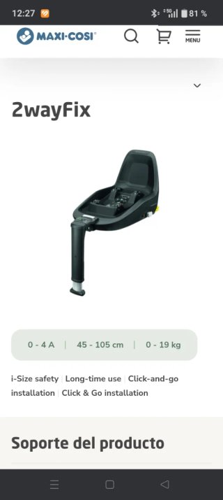 Base Isofix e Maxi-Cosi 2wayFix
