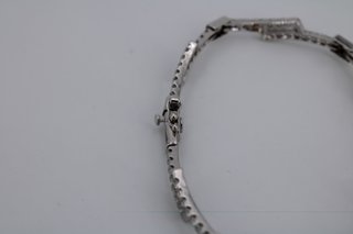 Pulsera Oro Blanco 18K.13,62gr.Ref:043-05-00182.