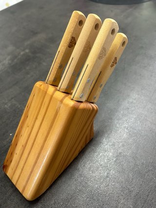 Set Coltelli Steak Legno