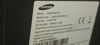 Samsung TV LCD 46 Negro