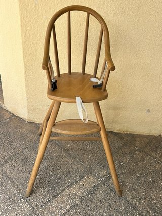 Trina Silla Alta Bebé Madera
