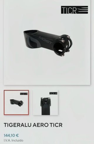 Potencia MOST Tiger 1K para Pinarello.