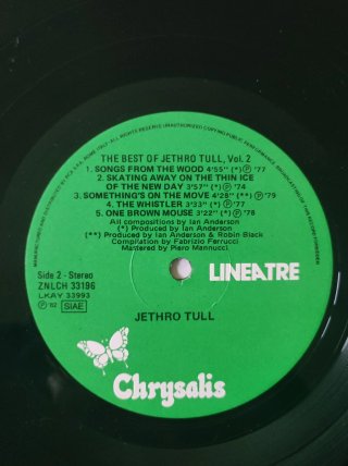 LP Vinile "The Best Of Jethro Tull vol.2"