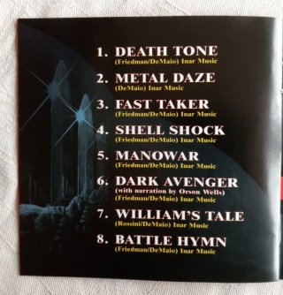 CD Manowar Battle Hymns