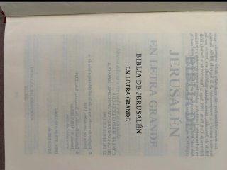 Biblia de Jerusalén letra grande