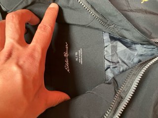 Chaqueta Eddie Bauer Chevrolet Classic Negra