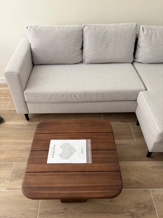 Mesa de centro de madera, nueva