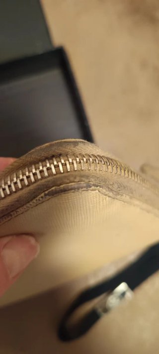 Portafoglio Prada Beige/Oro