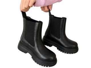 Botines Chelsea negros hombre