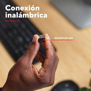 Trust teclado inalámbrico silencioso ergonómico