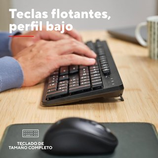 Trust teclado inalámbrico silencioso ergonómico
